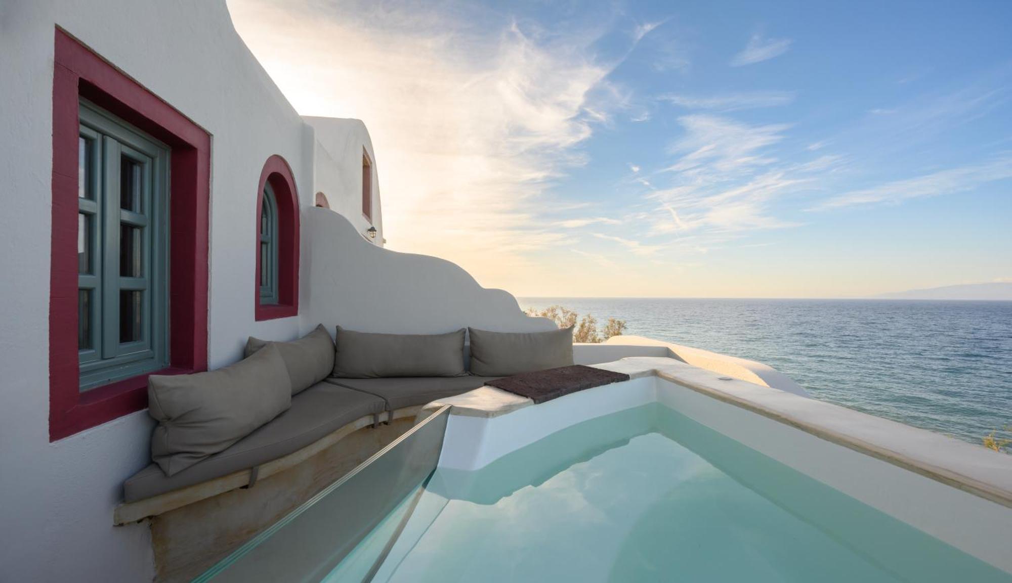 Michelangelo Beach Villa Oia  Luaran gambar